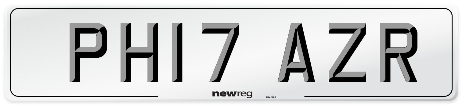 PH17 AZR Number Plate from New Reg
